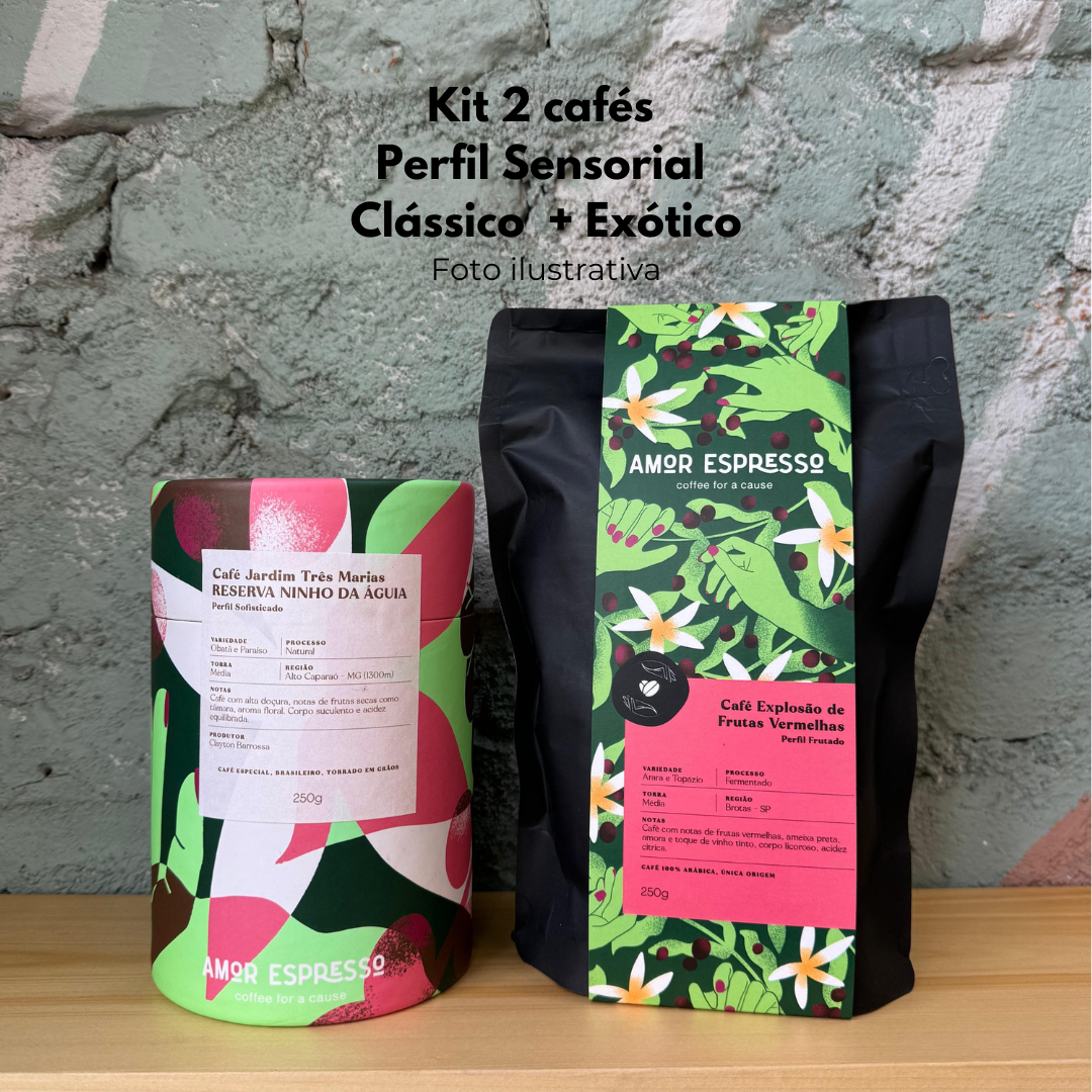 Kit 2 Cafés - Clássico + Exótico