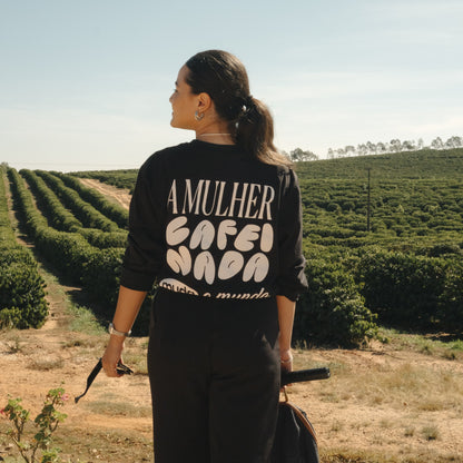 Camisa - A mulher cafeinada muda o mundo