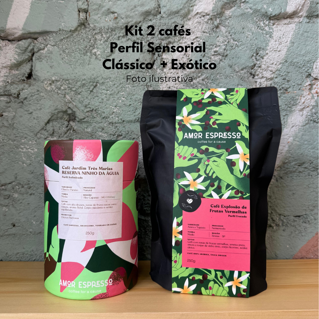 Kit 2 cafés - Clássico + Exótico